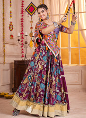 Shop Purple Navratri Lehenga Choli