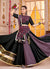 Buy Black And Purple Navratri Lehenga Choli In USA
