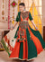 Buy Green And Orange Navratri Lehenga Choli In Canada