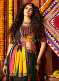 Buy Black Navrtari Lehenga In UK