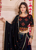 Buy Black Navratri Lehenga Choli Online