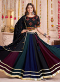 Buy Black Navratri Lehenga Choli In USA