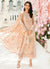 Light Peach Embroidered Pakistani Pant Suit