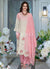 Off White And Pink Pant Style Suit