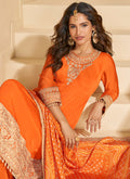 Buy Bright Orange Palazzo Suit In Australia