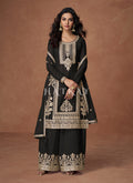Black Palazzo Suit