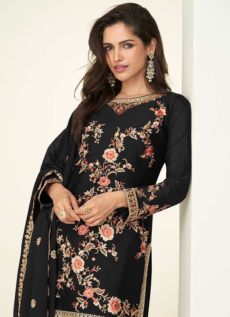 Buy Black Palazzo Suit in UK