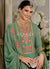 Buy Green Mehendi Palazzo Suit In Canada