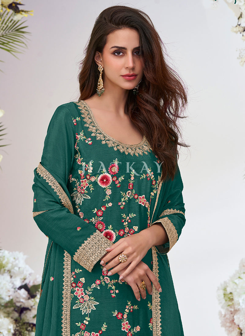 Buy Green Mehendi Outfits In UK