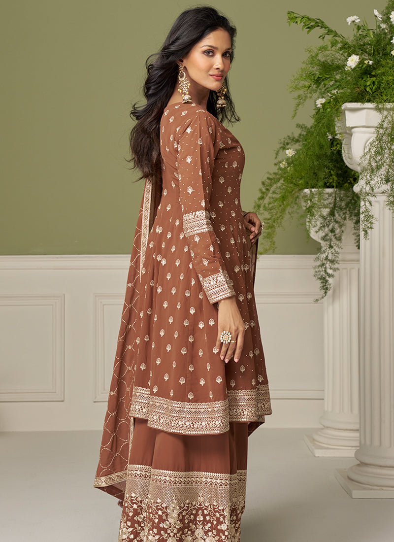 Buy Anarkali Palazzo Suit