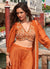 Buy Orange Co-Ord Palazzo Set In UK