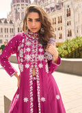 Buy Magenta Pink Bollywood Palazzo Set
