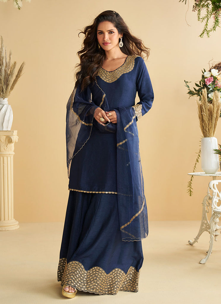Shop For Plazzo Suits For Women | Hatkay