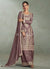 Mauve Purple Festive Palazzo Suit