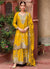 Yellow Palazzo Suit