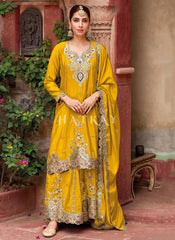Yellow Palazzo Suit