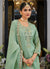 Buy Sea Green Palazzo Suit In USA