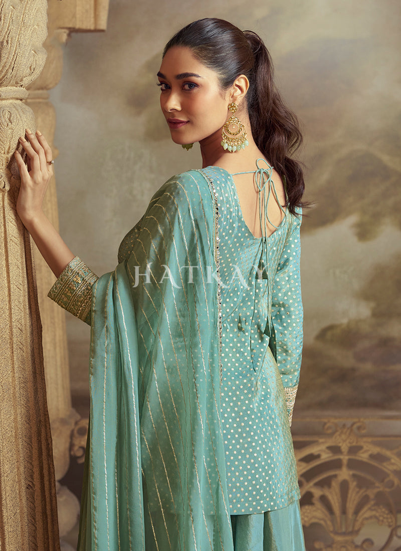 Shop Peplum Palazzo Suit for Women Online 