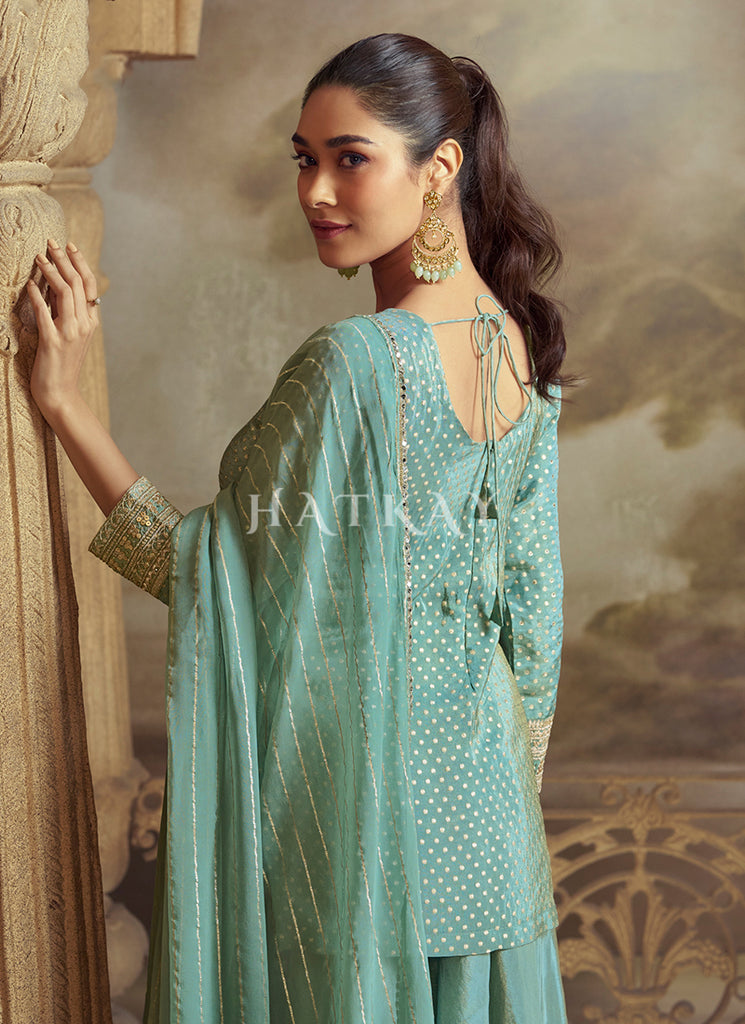 Shop Peplum Palazzo Suit for Women Online 