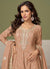 Buy Pastel Peach Palazzo Suit In USA