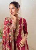 Buy Crimson Red Engagement Suit 