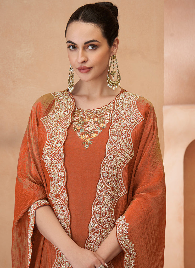 Shop Orange Pant Suit In Canada