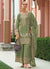 Light Green Chikankari Embroidery Pant Style Suit