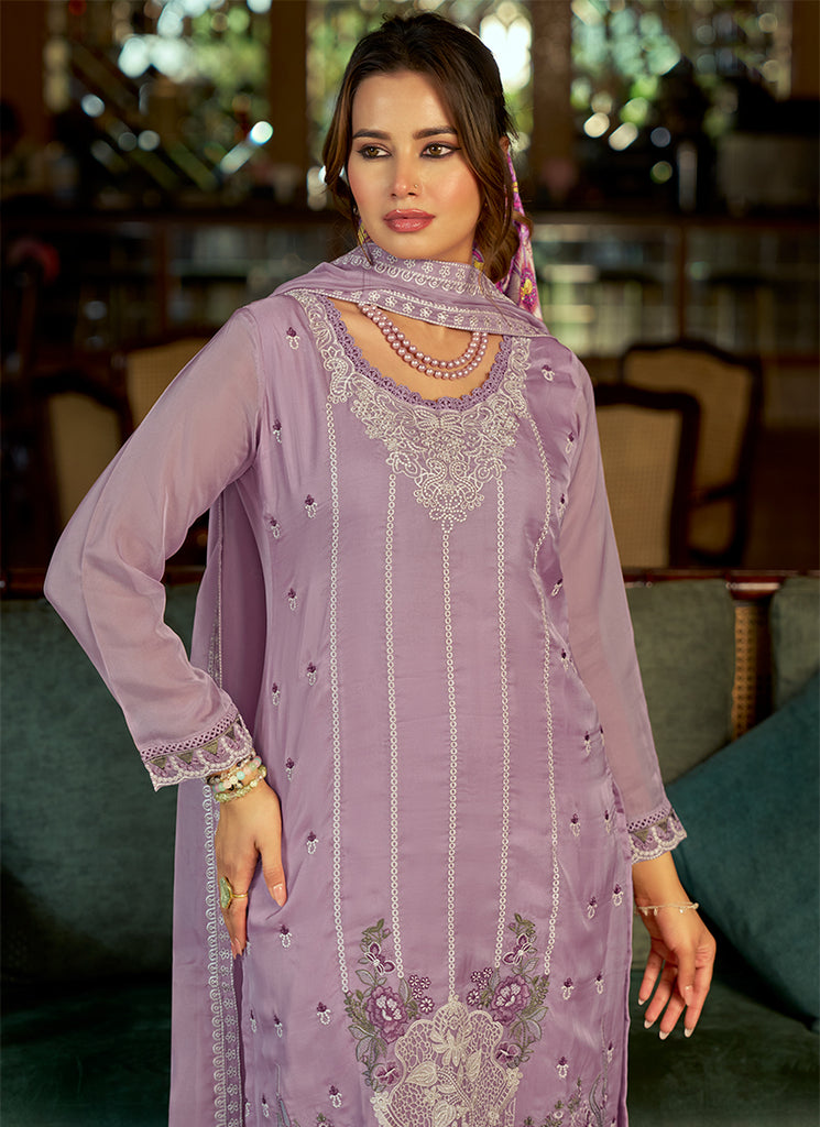 Buy Lavender Pant Suit In USA