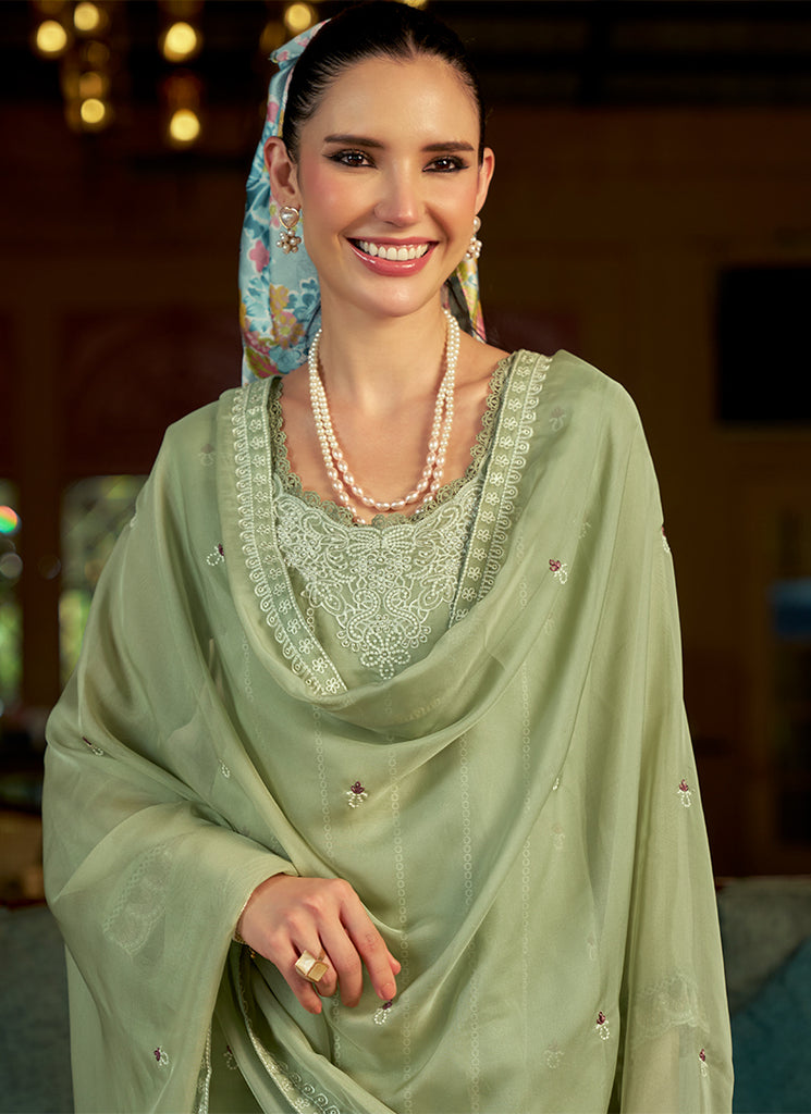 Shop Sage Green Pant Suit In Canada