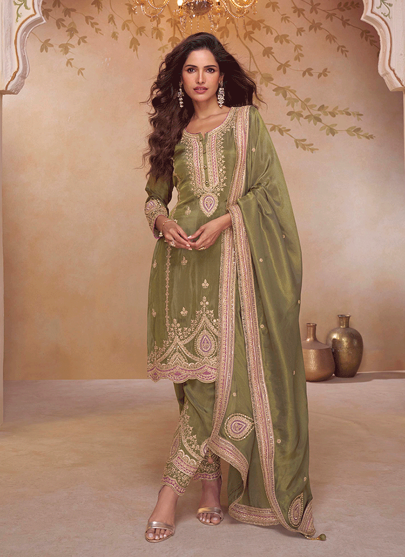Green Pant Style Suit