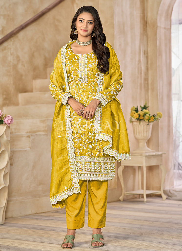 Buy Yellow Pant Style Suit In Canada