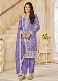 Buy Purple Salwar Suit For Sangeet Function In Australia