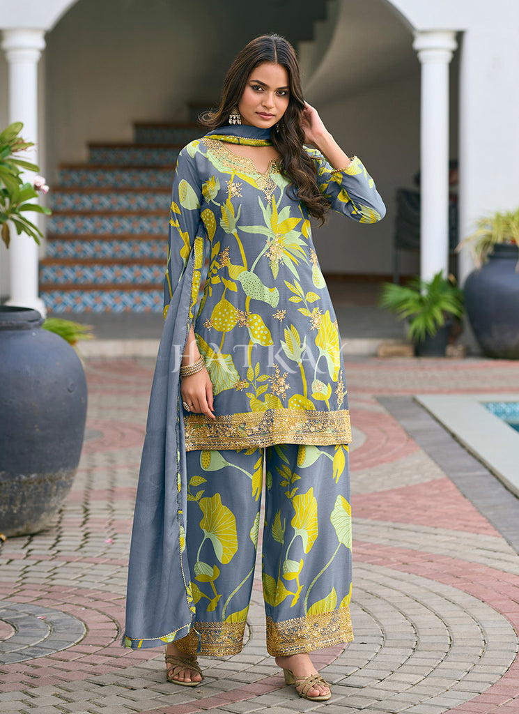 Blue Pant Style Suit