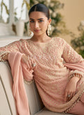 Buy Peach Pant Suit For Women In UK