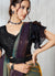Buy Purple Ombré Party Wear Sari In UK