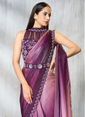 Buy Magenta Designer Saree In UK