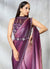 Buy Magenta Designer Saree In UK