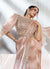 Buy Peach Designer Saree In Canada