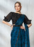 Buy Royal Blue Designer Saree In Canada