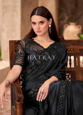 Buy Beautiful Black Wedding Saree In Canada