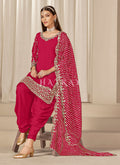 Pink Punjabi Salwar Kameez for Wedding
