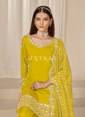 Buy Yellow Traditional Punjabi Dress with Dupatta