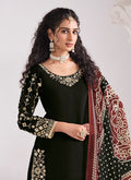 Buy Black Patiala Style Punjabi Suit In USA