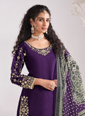 Buy Purple Punjabi Suit In Canada