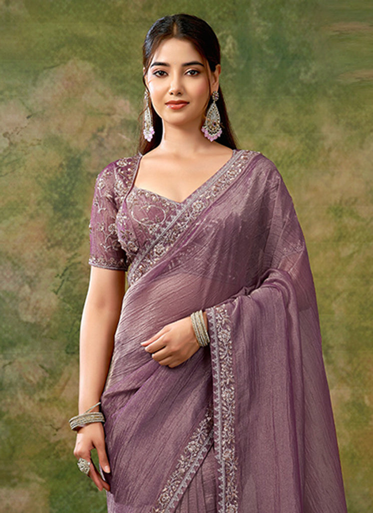 Buy Tissue Organza Saree