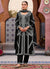 Black Thread Embroidery Salwar Kameez Suit
