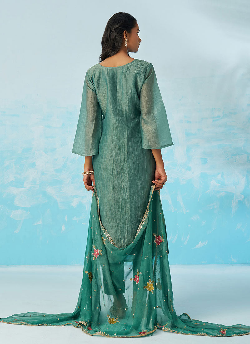 Buy Turquoise Salwar Suit In UK