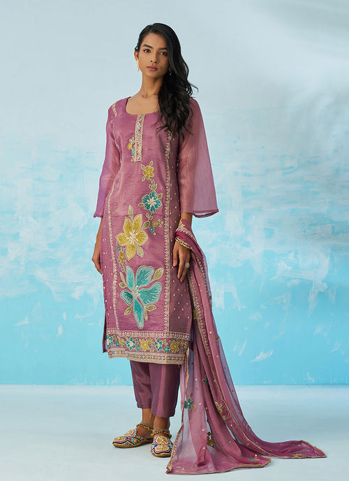 Shop Purple Pakistani Suits At Hatkay