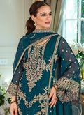 Buy Turquoise Pant Suit Online