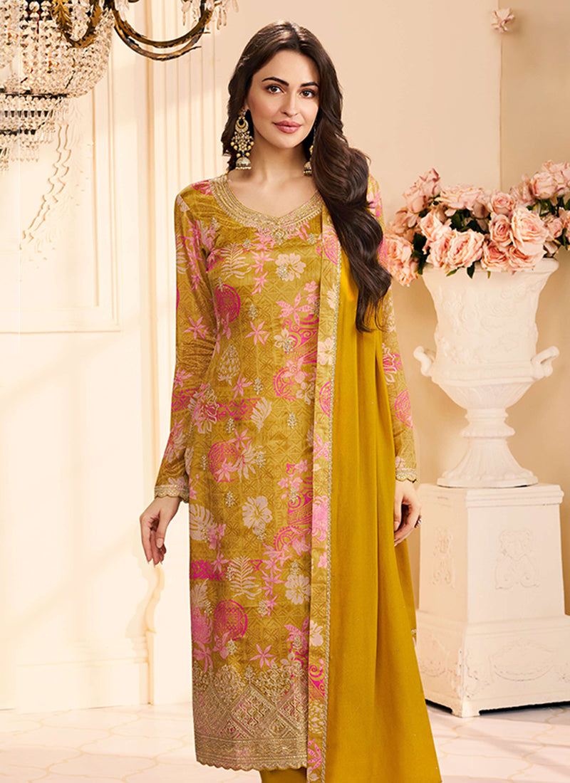 Buy Yellow Salwar Suit In UK